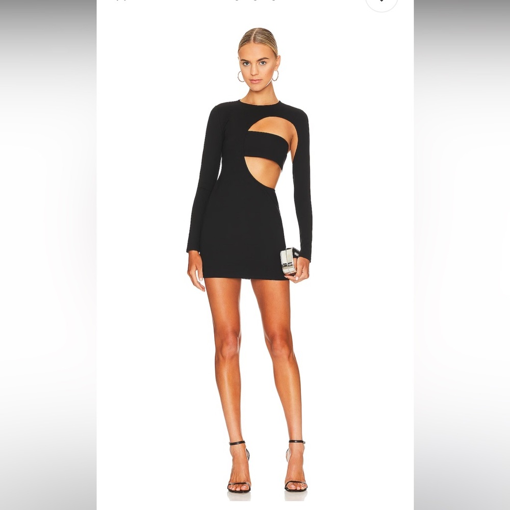 Gabriela Mini Dress in Black
h:ours